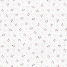 Algodón estampado LOVAM Blanco / Rojo